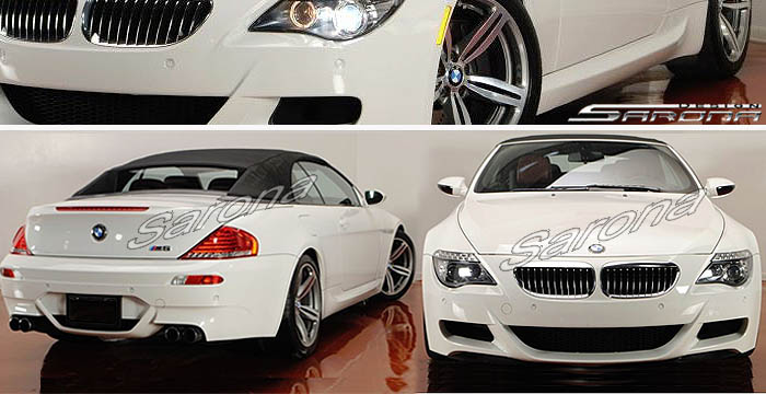 Custom BMW 6 Series Body Kit  Coupe & Convertible (2004 - 2010) - $1690.00 (Manufacturer Sarona, Part #BM-046-KT)